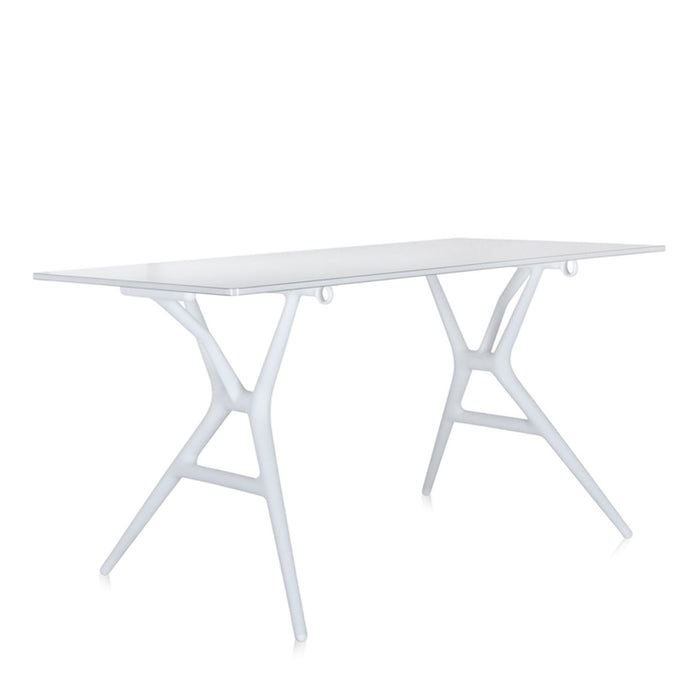Kartell Spoon Eettafel - 140 x 74 cm - Wit
