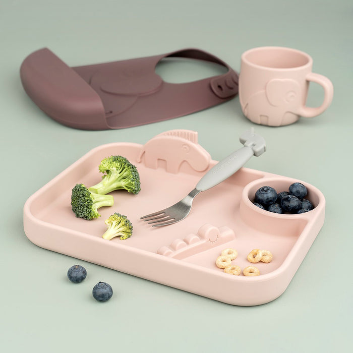 Done by Deer Peekaboo Bord met Compartimenten - Powder