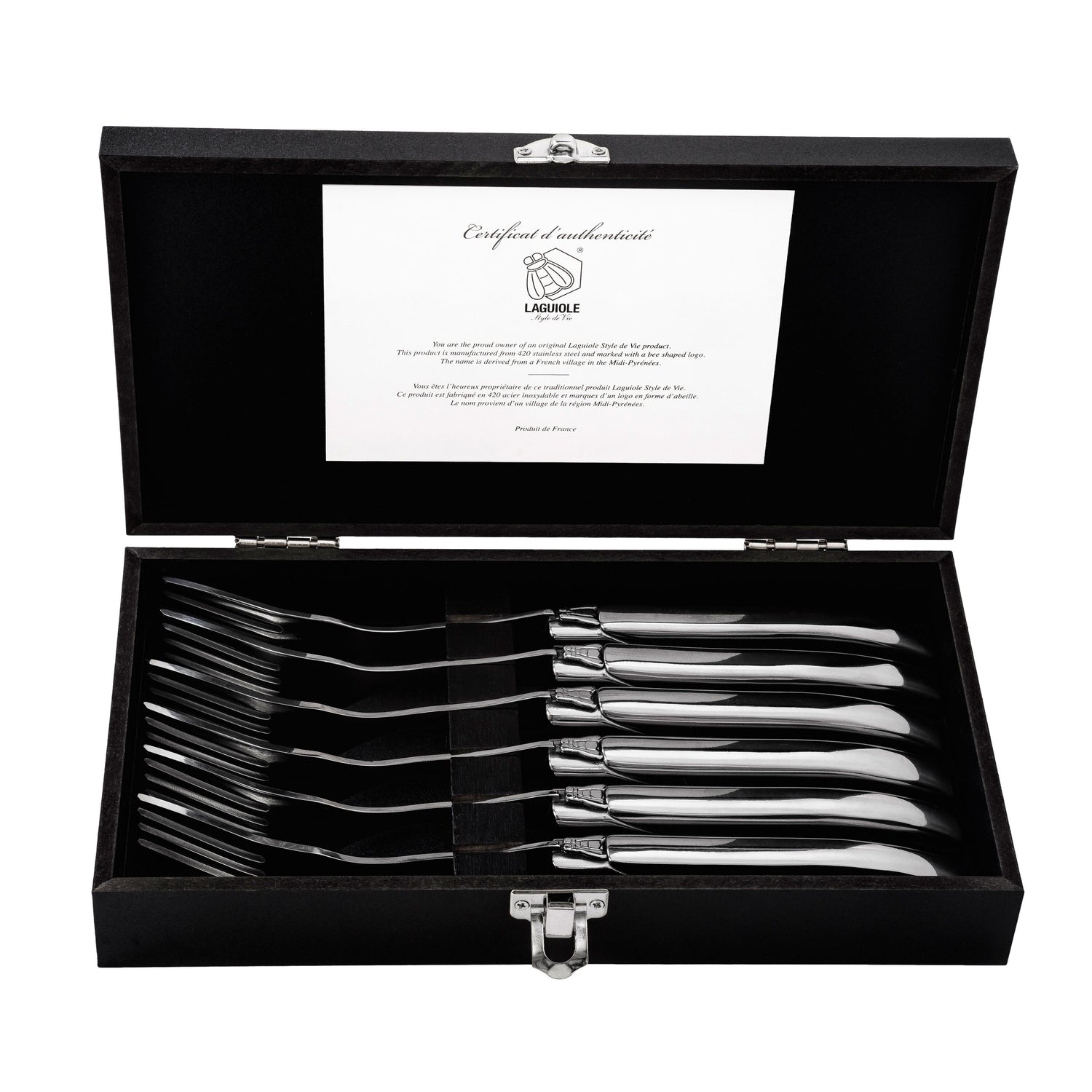 Laguiole Style de Vie Luxury Line Vorken 6 st.