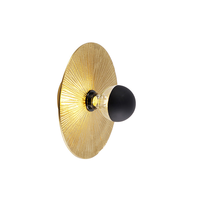 QAZQA Oosterse plafondlamp goud rond - Konge