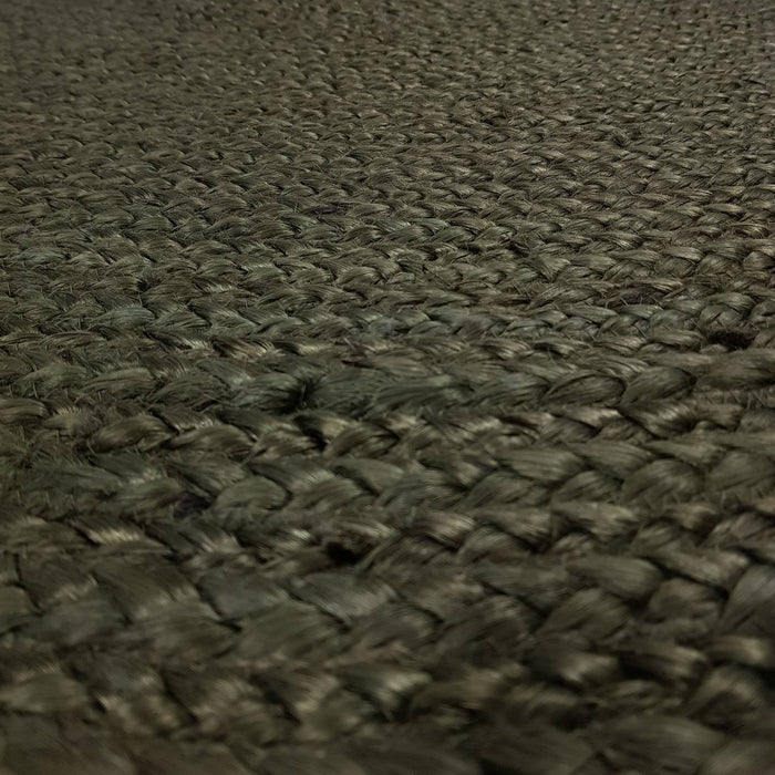 Interieur05 Rond vloerkleed Jute Groen - 180 cm (M)