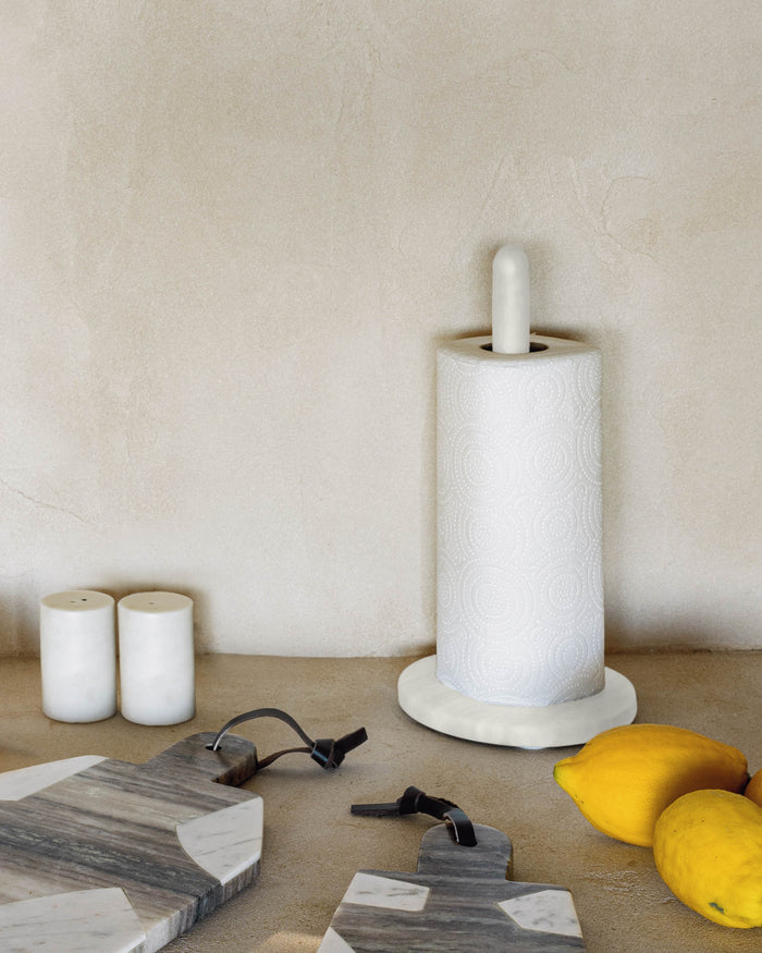 Kave Home - Claria marmeren keukenrolhouder