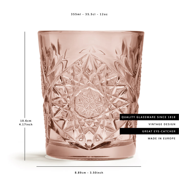 Libbey Drinkglas Hobstar Roze 0,35 L - 6 st.