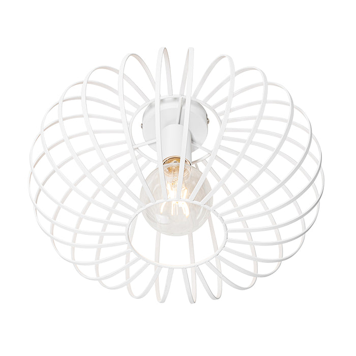 QAZQA Design plafondlamp wit 39 cm - Johanna