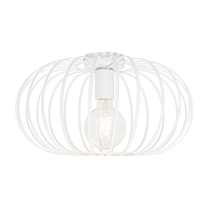 QAZQA Design plafondlamp wit 39 cm - Johanna