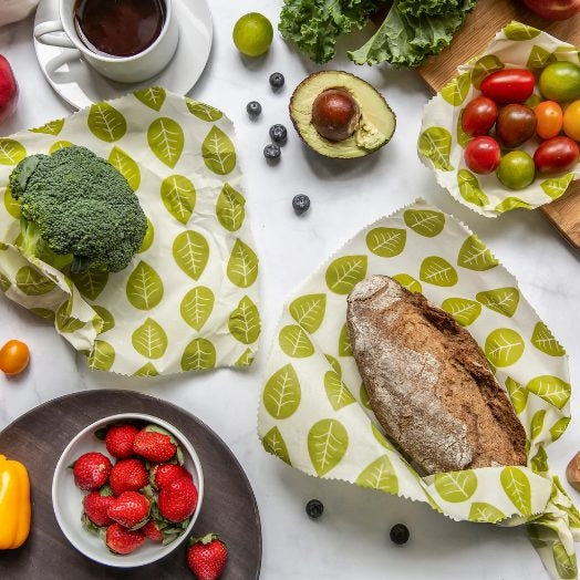 Vegan Was Vershoud Rol, 90 x 30.5 cm, Blaadjes - Tala