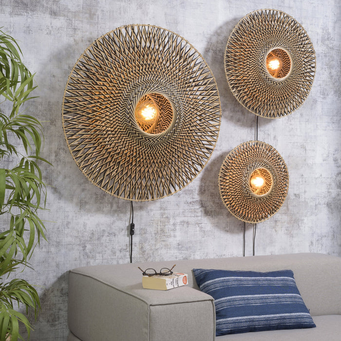 GOOD&MOJO Bali Wandlamp M - Ø 60 cm