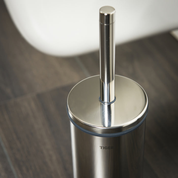 Tiger Boston Toiletborstel met Houder Vrijstaand - RVS gepolijst