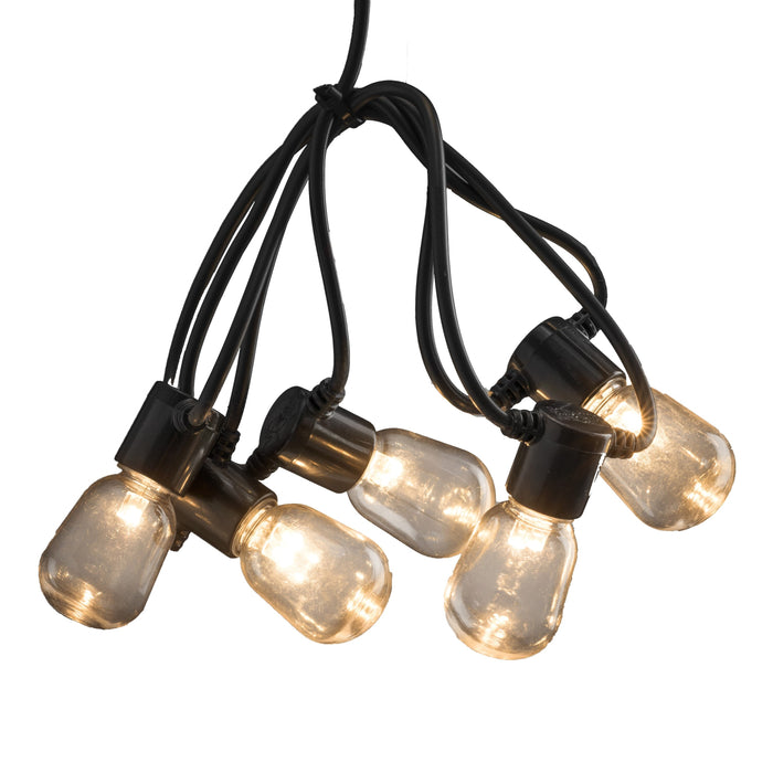 Konstsmide LED Partysnoer Transparant Amber 9.75m/40 lampjes