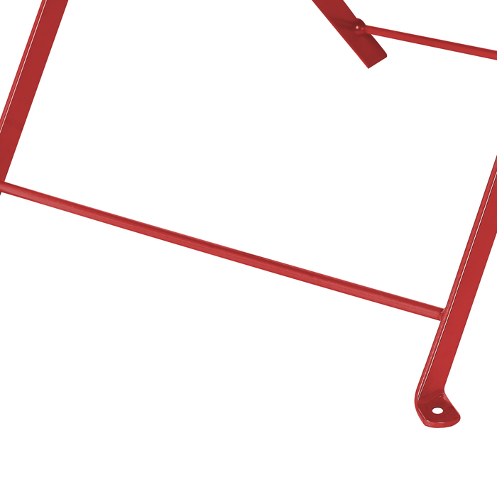 Beliani - FIORI - Bistroset voor 2 - Rood - Staal