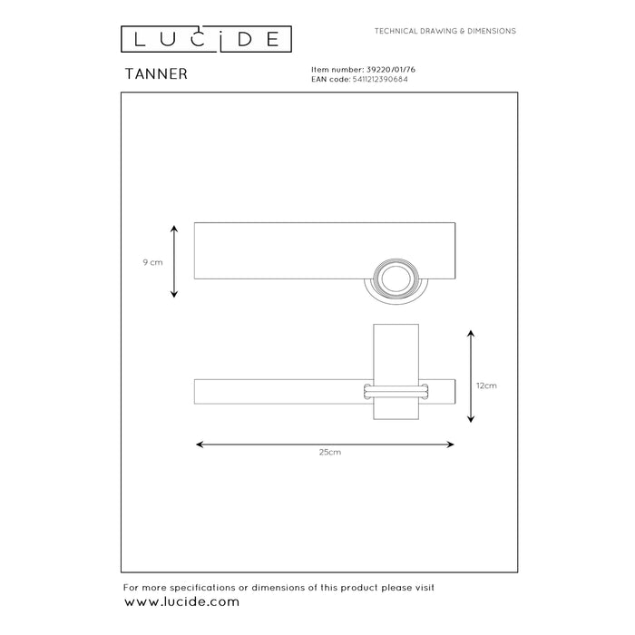 Lucide TANNER Wandlamp - Licht hout