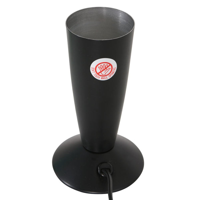 Mexlite Lavalamp Zwart Groen 35cm E14