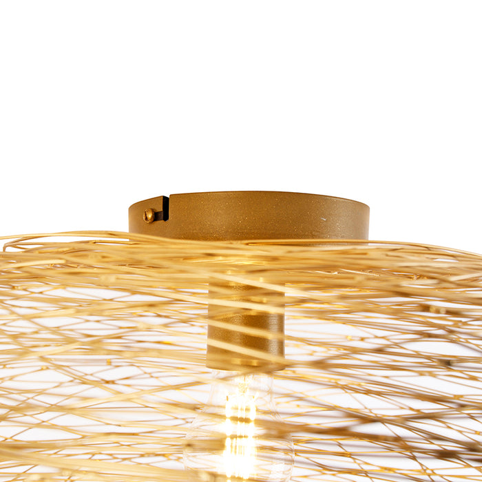 QAZQA Design plafondlamp goud ovaal - Sarella