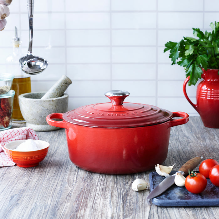 Le Creuset Signature Braadpan Ø 24 cm - Kersenrood