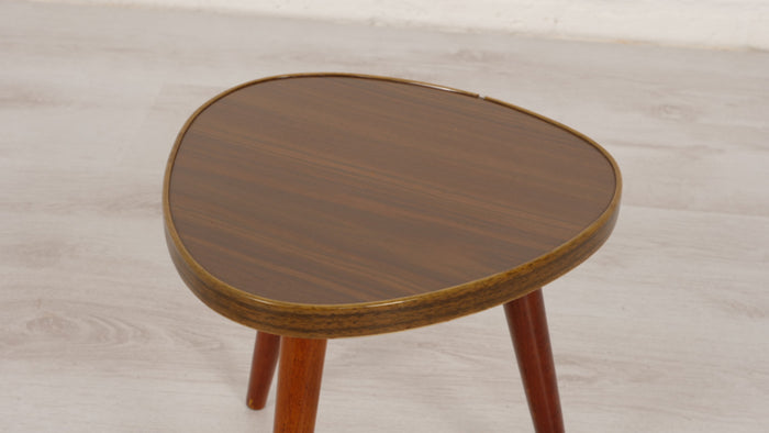 Reliving Vintage Plantentafeltje Met Donker Gefineerd Blad