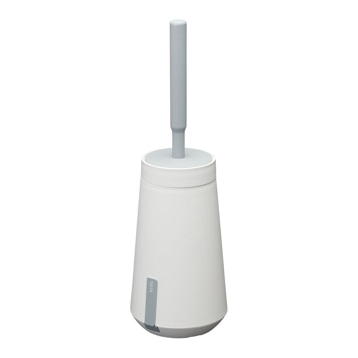 Tiger Tess ToiletborstelHouder met Swoop® borstel flexibel - Wit / Lichtgrijs