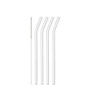 Leonardo Glazen Rietjes 23 cm 4 st. + Borstel