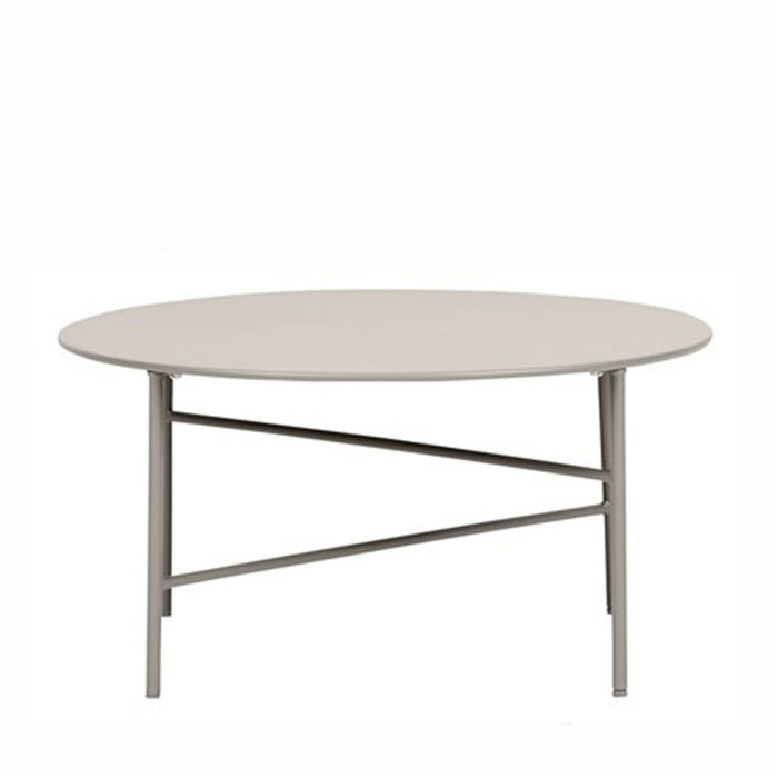 Lisomme Mila metalen tuin salontafel grijs - Ø 70 cm