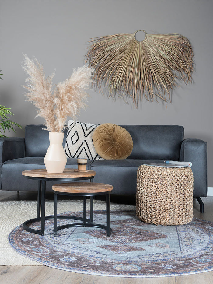 Home67 - Industriële Salontafel Set van 2 Jelle - Mangohout