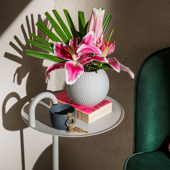 Wedgwood Folia Jasper Bolvaas - Warm wit