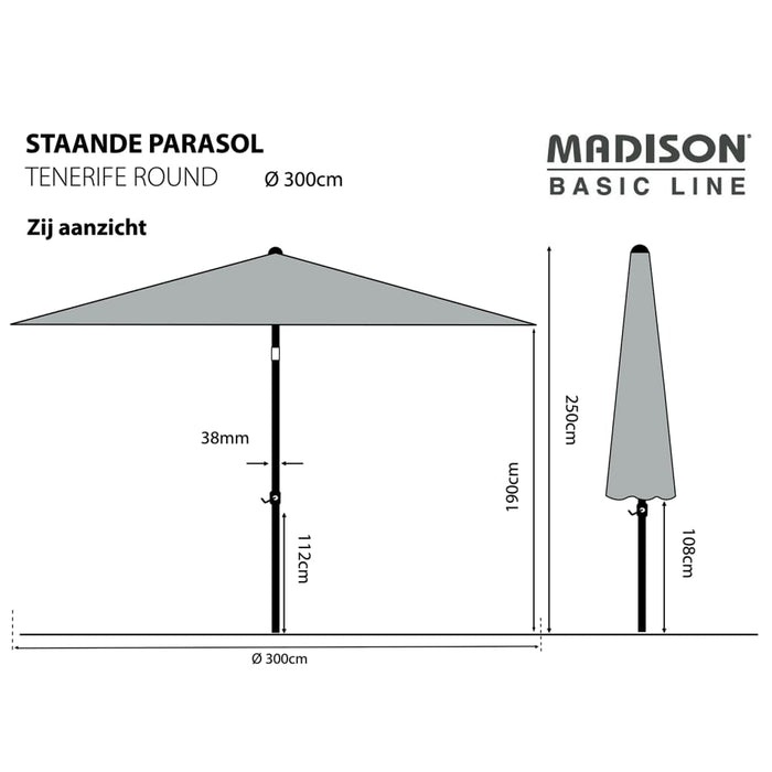 Madison Parasol Ecru
