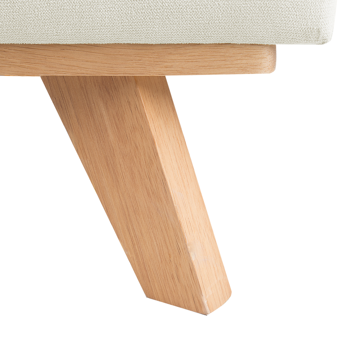 Beliani-TALENCE -Tweepersoonsbed-Lichtbeige-180 x 200 cm-Chenille