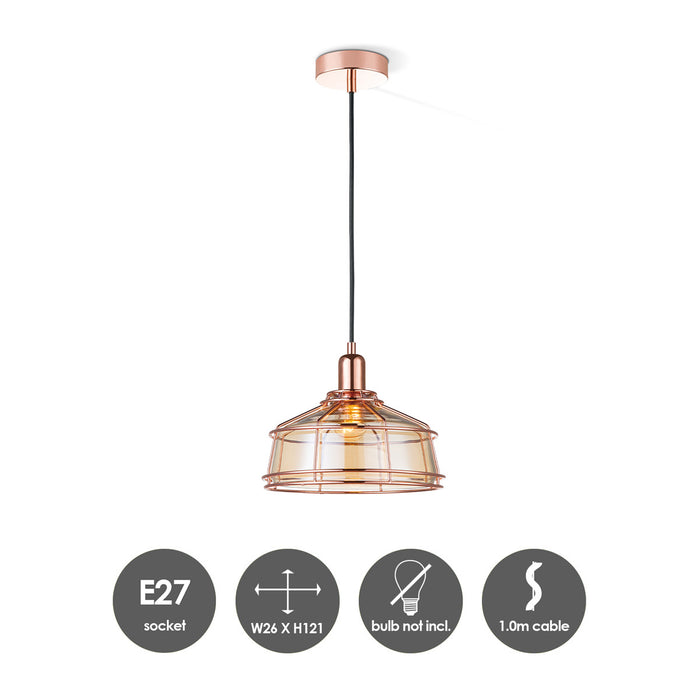 Home sweet home Meo A Hanglamp 26 cm - Amber