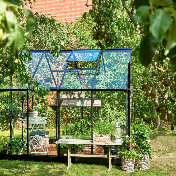 Royal Well Qube 86 Tuinkas met veiligheidsglas