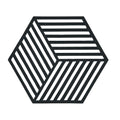 Zone Denmark Hexagon 3D Onderzetter Zwart
