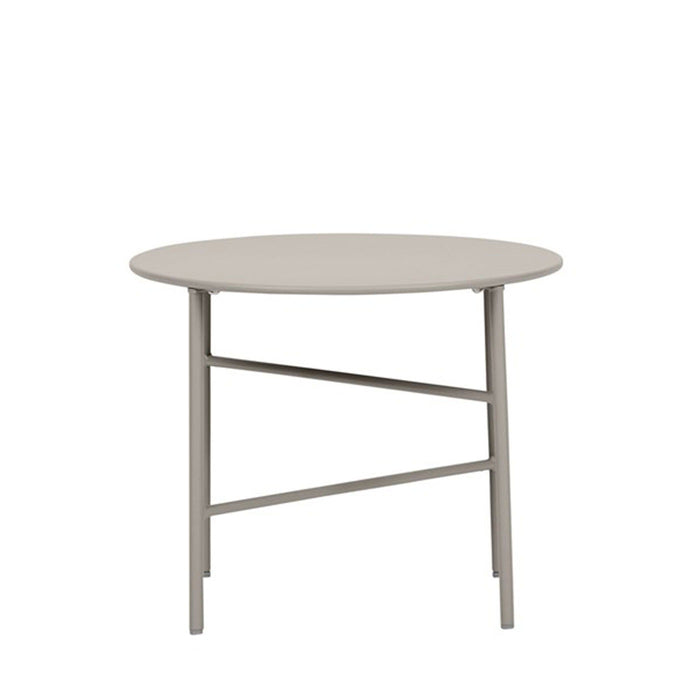 Lisomme Mila metalen tuin salontafel grijs - Ø 50 cm