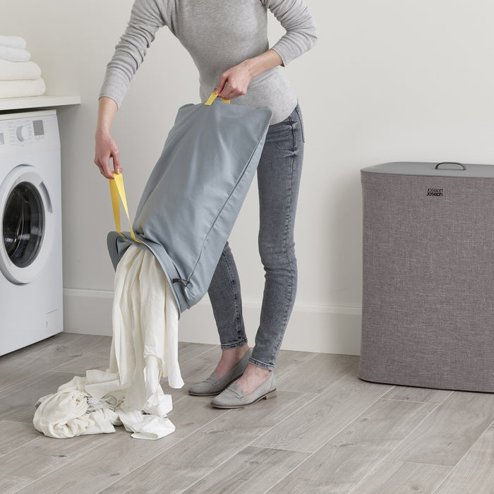 Joseph Joseph Tota Duo Wasmand 90 L - Grey
