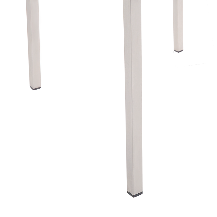 Beliani - GROSSETO - Tuinset voor 8 set - Zwart - Graniet