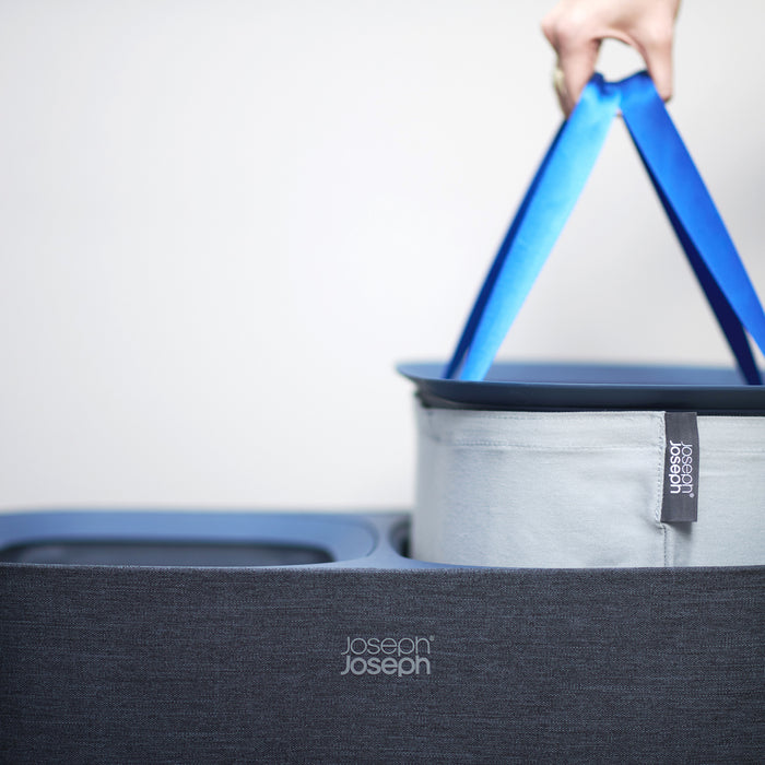 Joseph Joseph Tota Duo Wasmand 90 L - Carbon Black