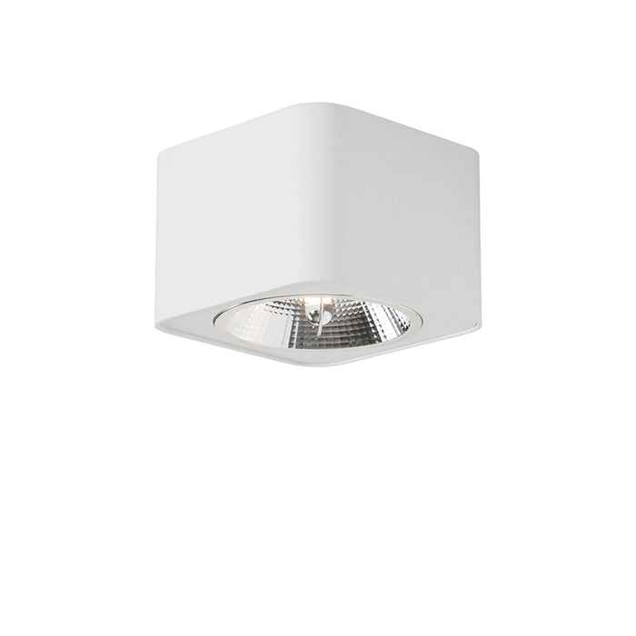 QAZQA Moderne vierkante spot wit - Boxer