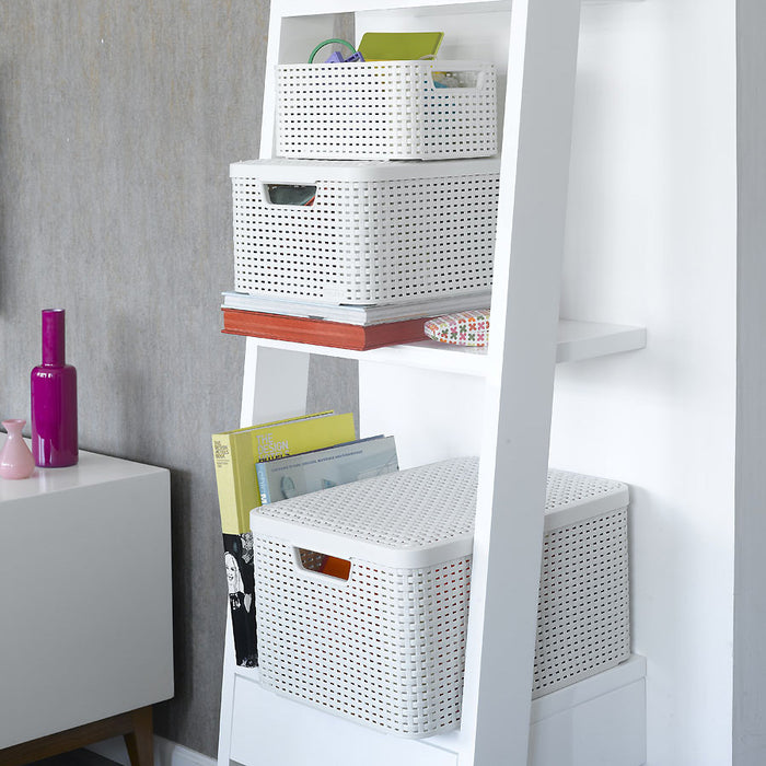 Curver Style Opbergmand S met Deksel - Set van 3