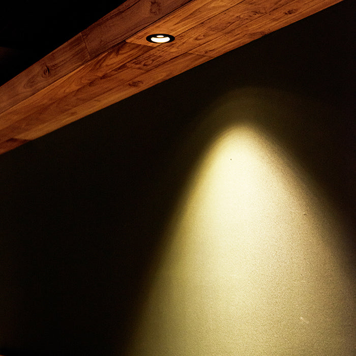 QAZQA Smart inbouwspot zwart rond incl. wifi GU10 - Chuck