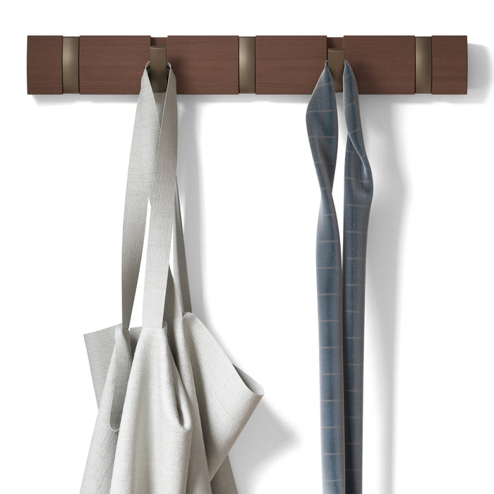 Umbra Kapstok Flip Hook 5 - Walnoot