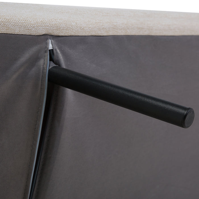 Beliani - INGARO - Slaapbank 3-zits - Beige - Polyester