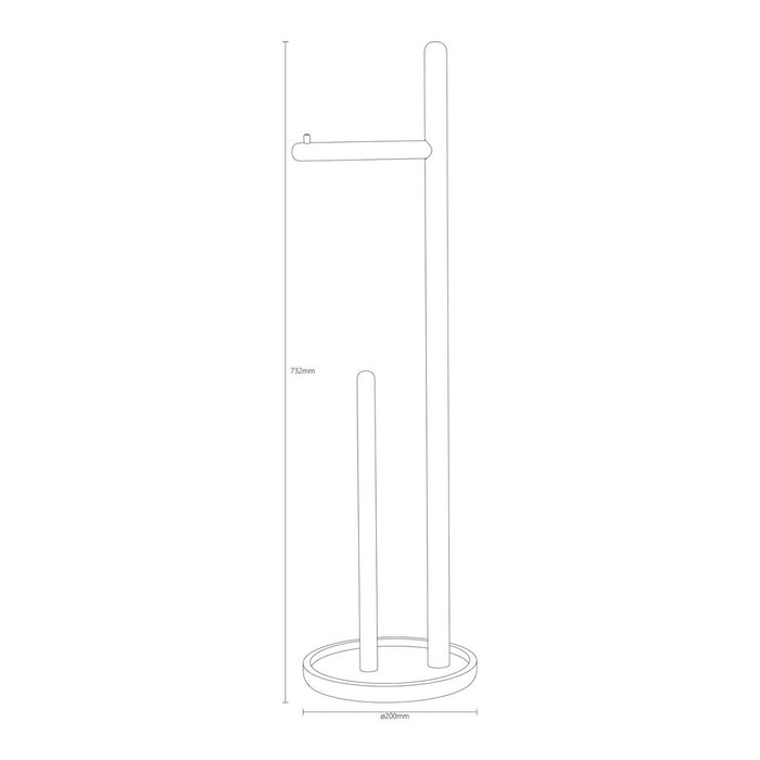 Sealskin Earth Toiletrolhouder / Reserverolhouder Vrijstaand Eiken