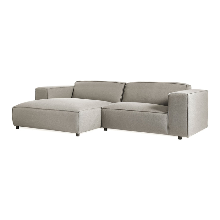 by fonQ Chunky Hoekbank met Chaise Longue Links - Beige