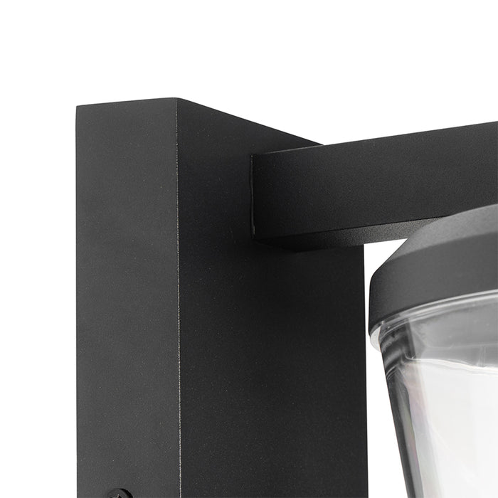 QAZQA Moderne buiten wandlamp zwart IP44 - Joren