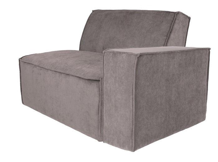 Zuiver James Rib Bank Element - Koel Grijs