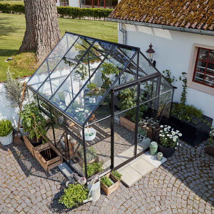 Royal Well Qube 88 Tuinkas met veiligheidsglas