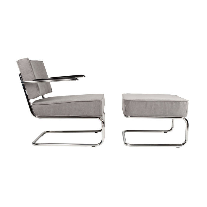 Zuiver Lounge Chair Ridge Rib Leuning