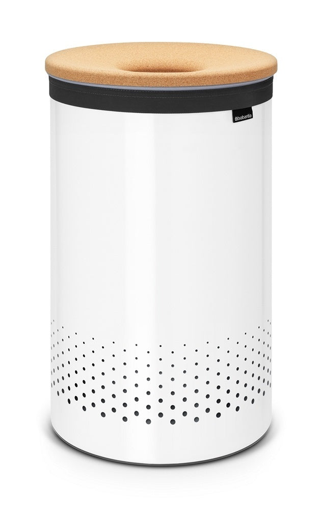 Brabantia Wasbox 60 L - Wit / Kurk