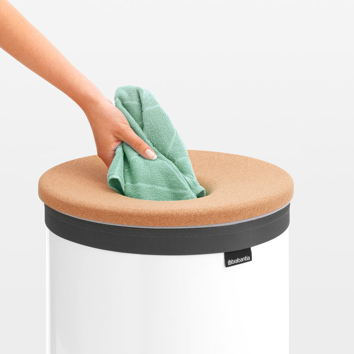 Brabantia Wasbox 60 L - Wit / Kurk