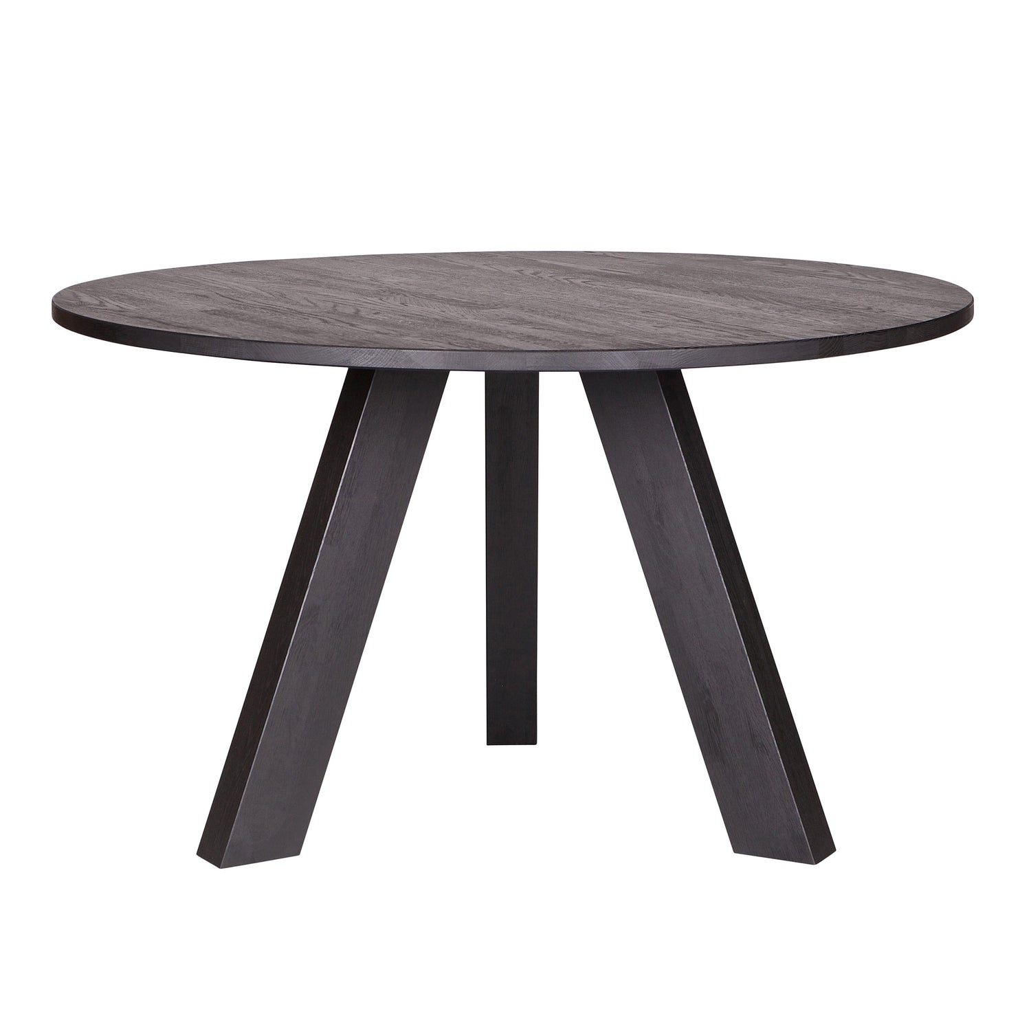 WOOOD Rhonda Eettafel - Ø 130 cm - Zwart