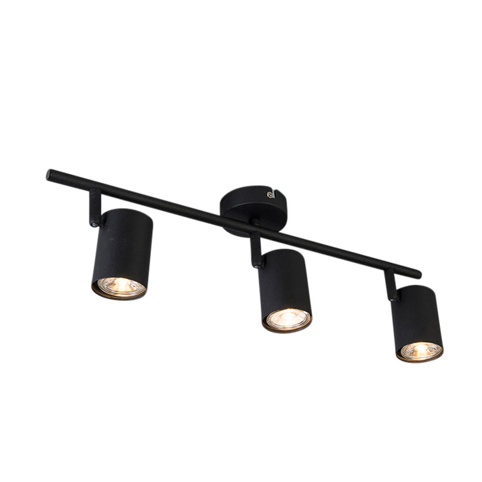 QAZQA Smart spots zwart kantelbaar incl. WiFi GU10 - Jeana 3