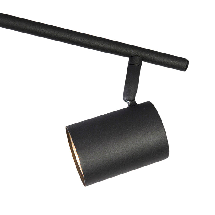 QAZQA Smart spots zwart kantelbaar incl. WiFi GU10 - Jeana 3