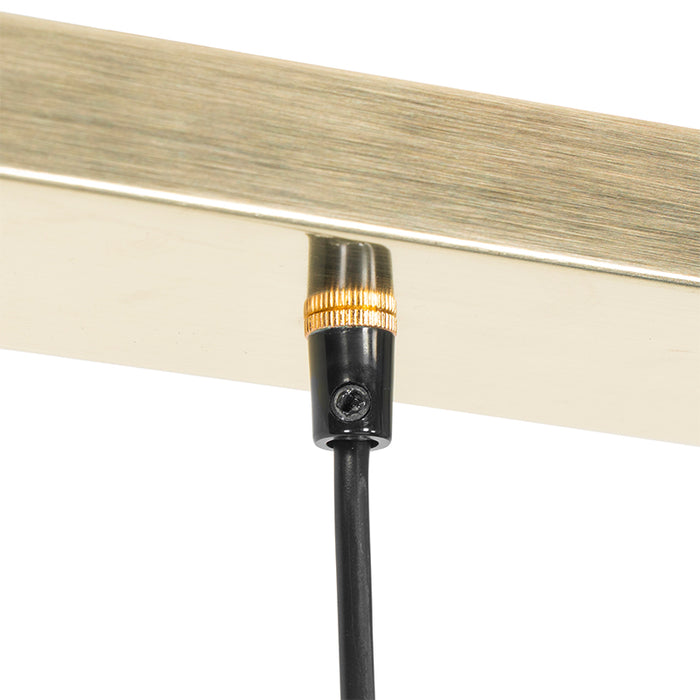 QAZQA Moderne hanglamp messing 5-lichts - Jeana